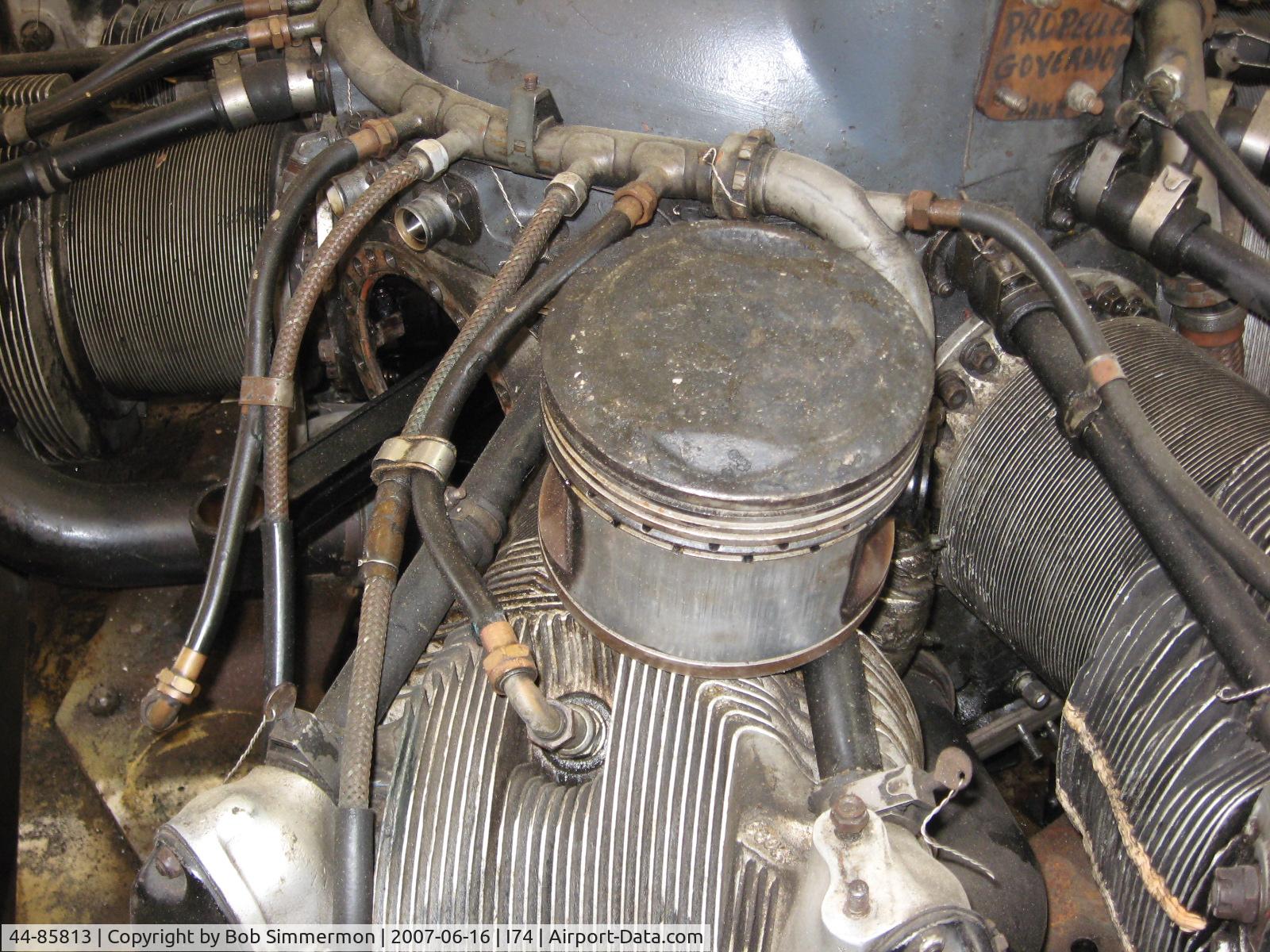 44-85813, 1944 Boeing B-17G Flying Fortress C/N 8722, Piston from the Wright R1820 engine.