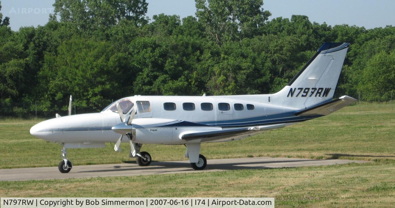 N797RW, Cessna 441 Conquest II C/N 441-0185, At the Urbana, OH fly-in