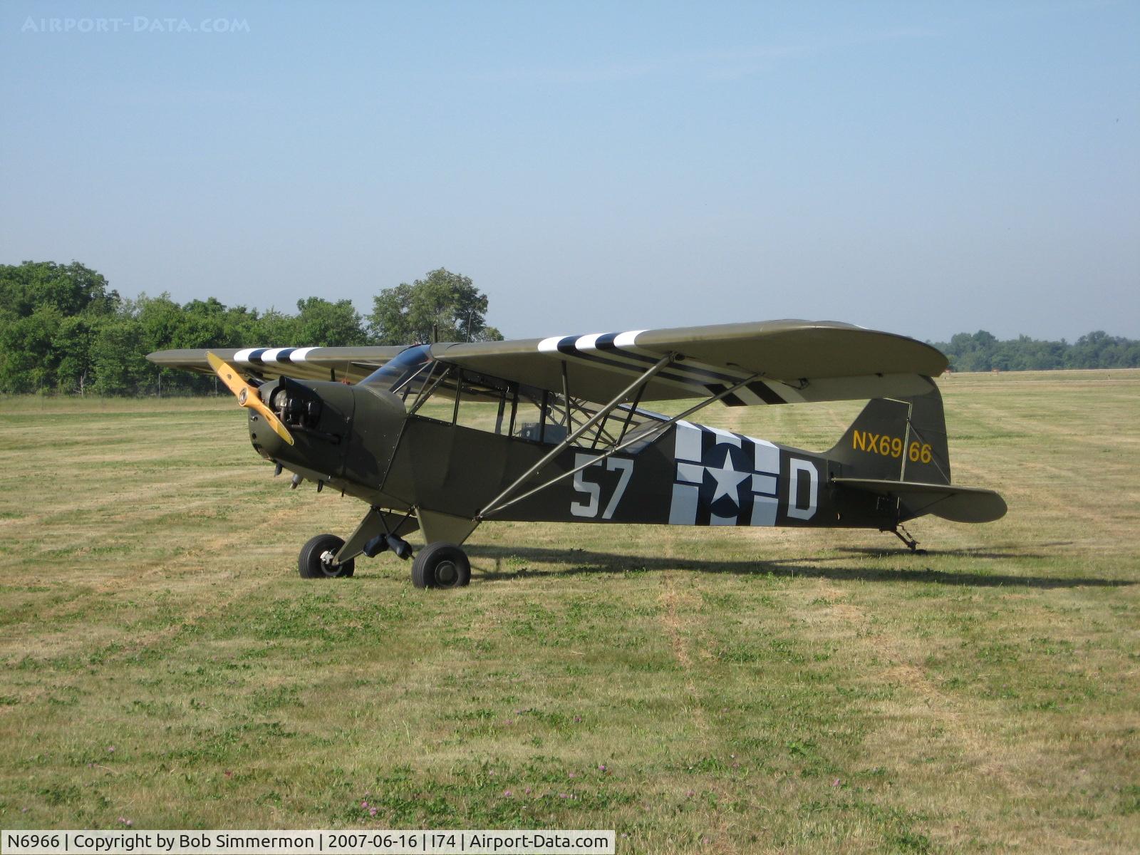 N6966, 2000 Wag-Aero Sport Trainer C/N 3533, At the Urbana, OH fly-in