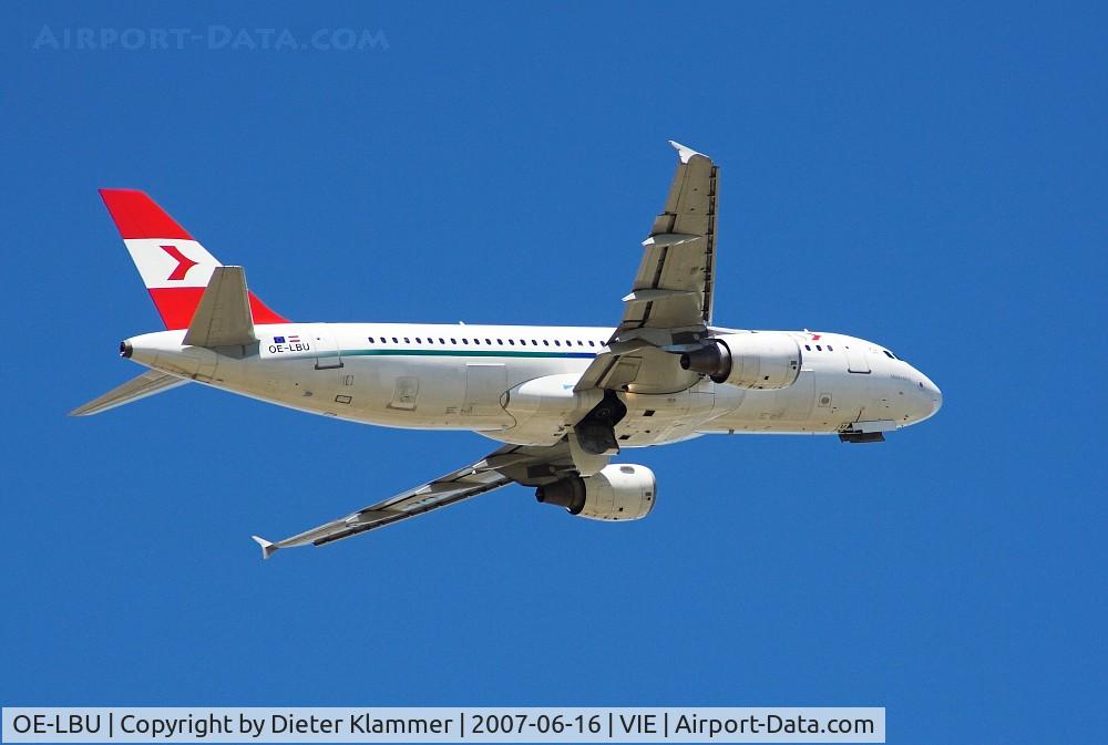 OE-LBU, 2001 Airbus A320-214 C/N 1478, Austrian A320 climbing off at RWY34
