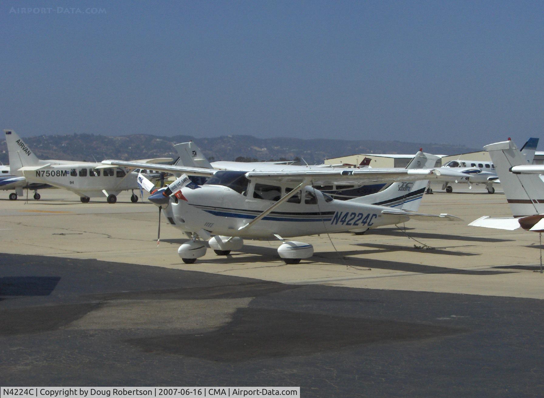 N4224C, 2001 Cessna T206H Turbo Stationair C/N T20608276, 2001 Cessna T206H TURBO STATIONAIR TC, Lycoming TIO-540-AJ1A 310 Hp