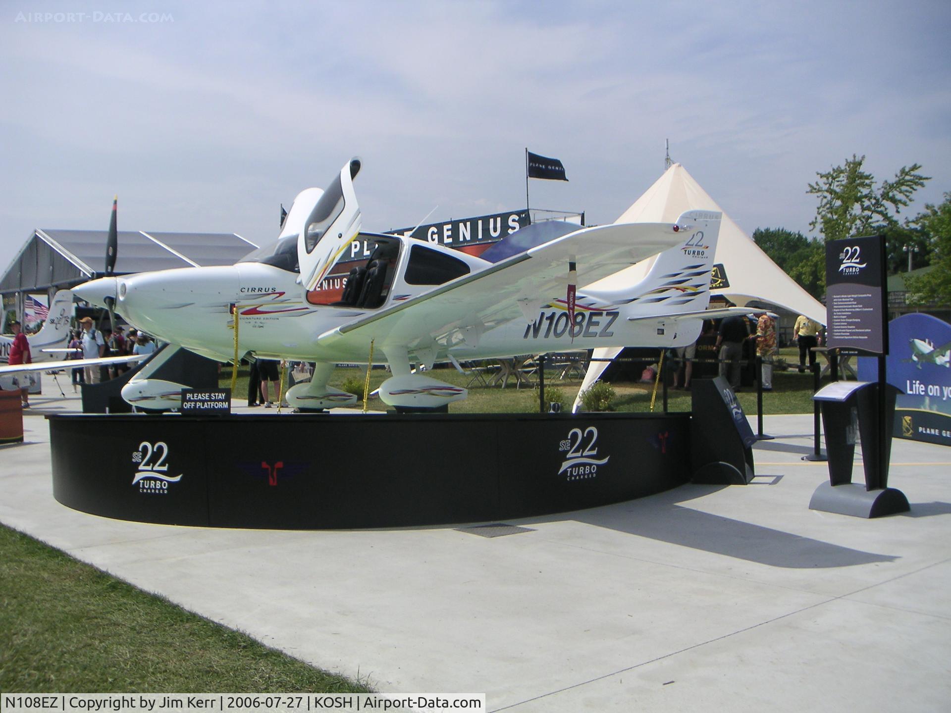 N108EZ, 2006 Cirrus SR22 C/N 2037, Cirrus Booth @ Oshkosh