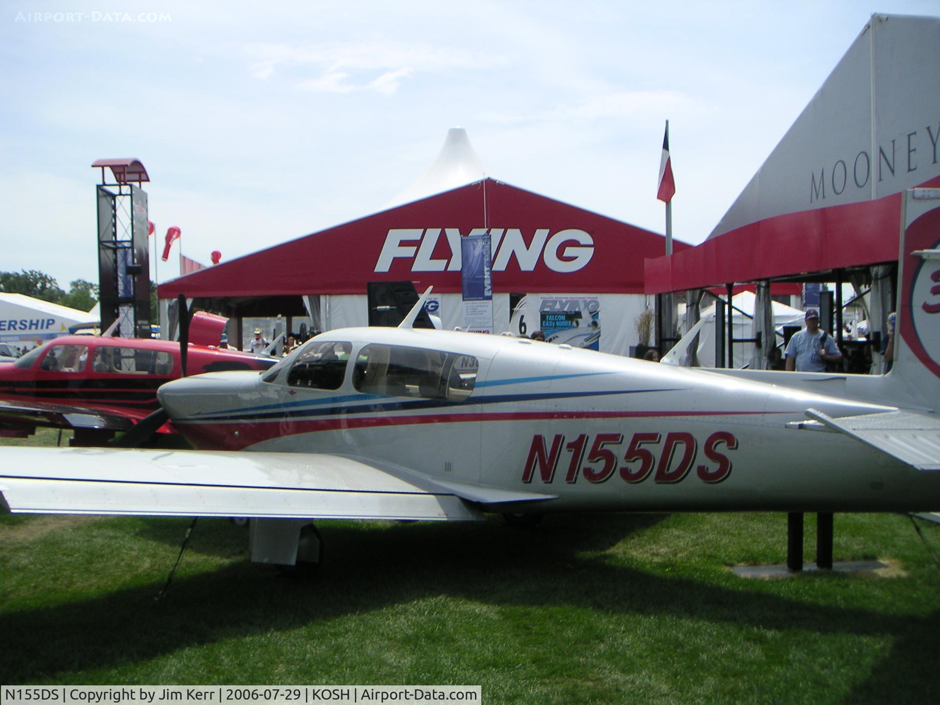 N155DS, 2006 Mooney M20R Ovation C/N 29-0444, Mooney Booth @ OSH