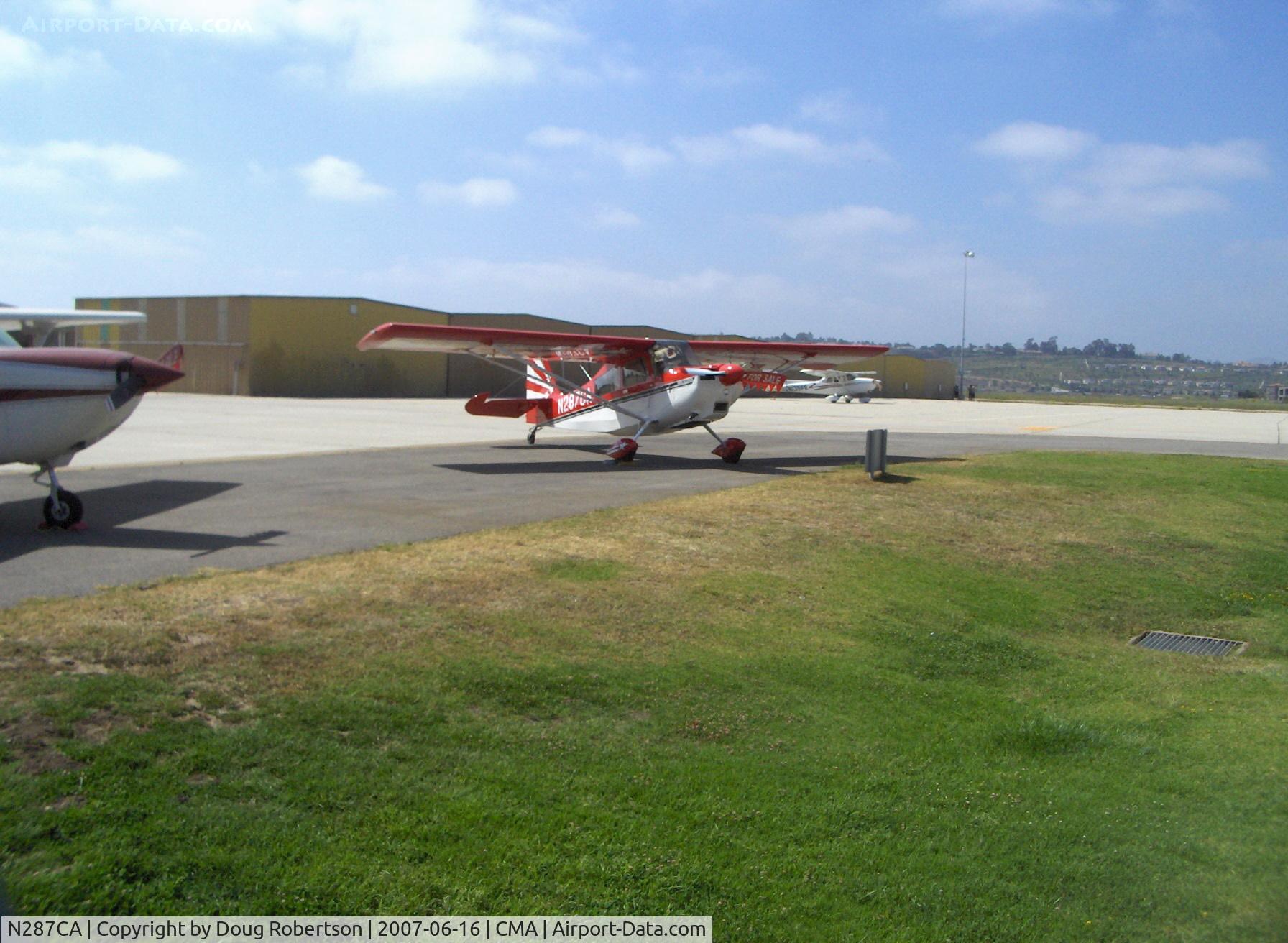 N287CA, 2006 American Champion 8KCAB Decathlon C/N 1035-2007, 2006 American Champion 8KCAB SUPER DECATHLON, Lycoming AEIO-360-H1B 180 Hp