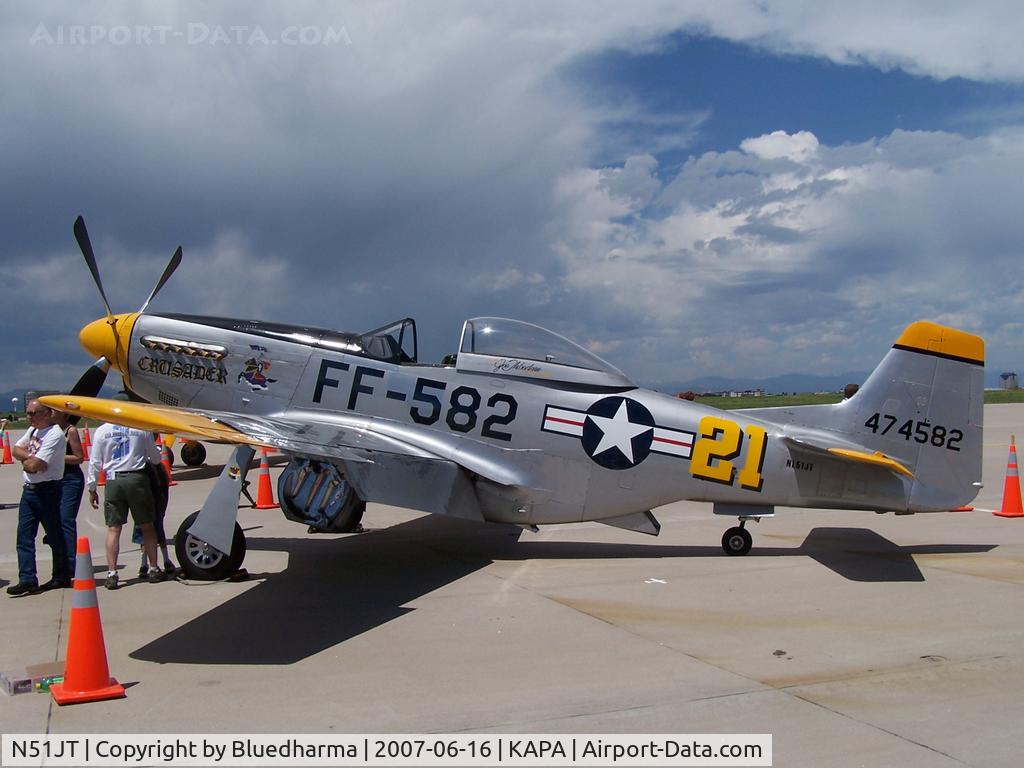 N51JT, 1946 North American P-51D Mustang C/N 122-41122 (44-74582), Parked