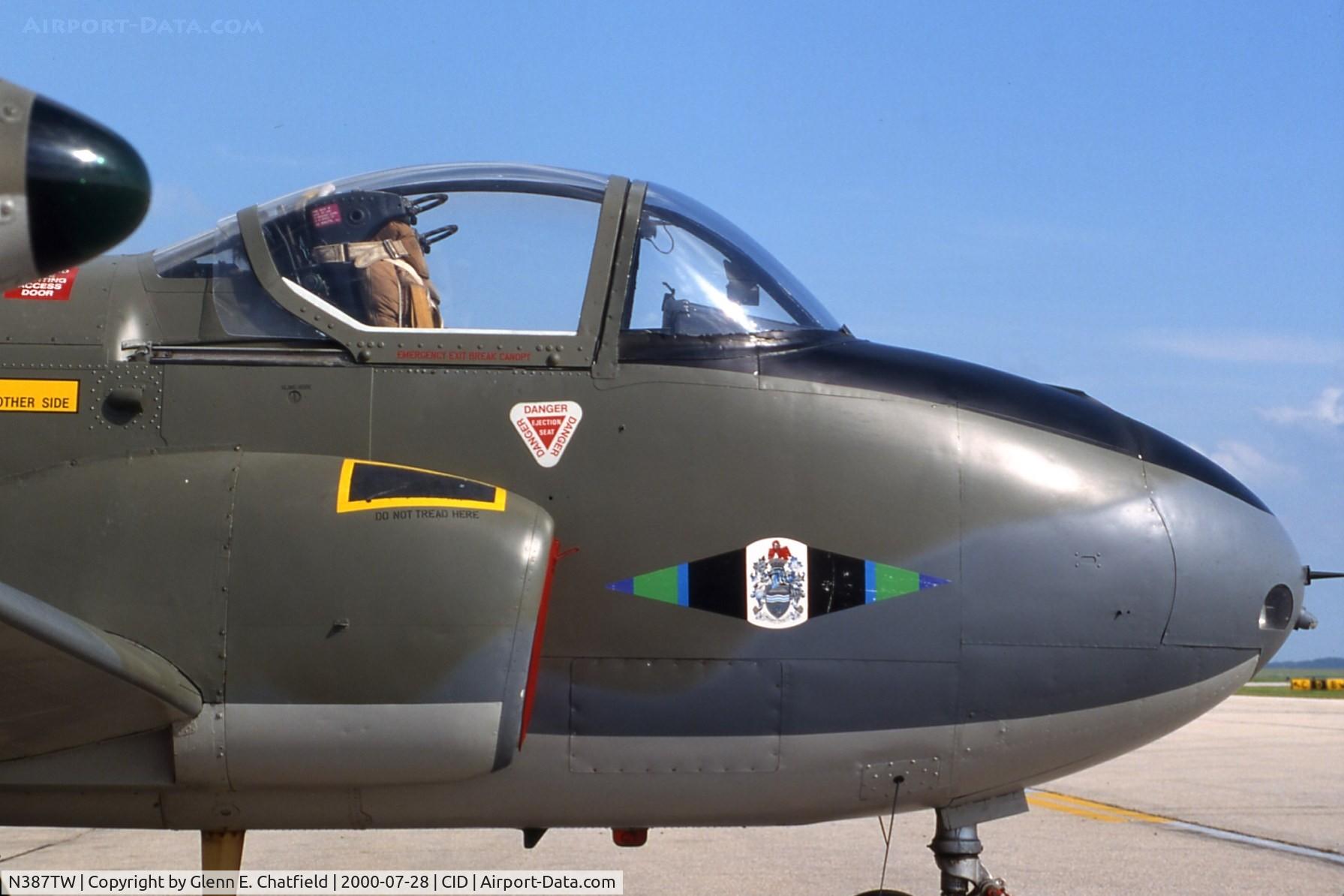 N387TW, 1960 Hunting P-84 Jet Provost T.3A C/N PAC/W/7474, Jet Provost on the way to the EAA Fly In