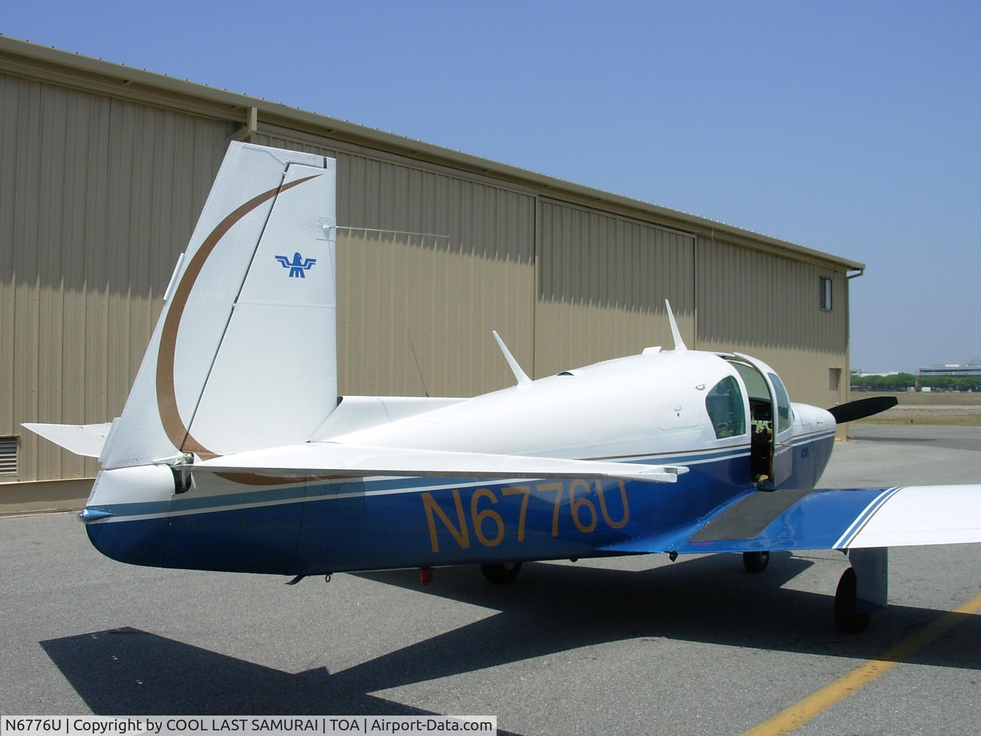 N6776U, 1963 Mooney M20C Ranger C/N 2498, 76U at TOA East T hanger