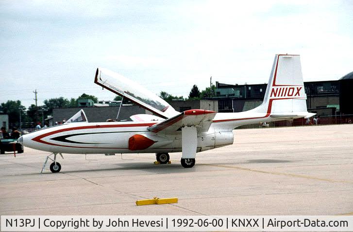 N13PJ, Temco TT-1 Super Pinto C/N TE-13  BuNo.144235, Previous IDs: N1110X and BuNo.144235 temco msn: TE-13 ..scan from Kodachrome