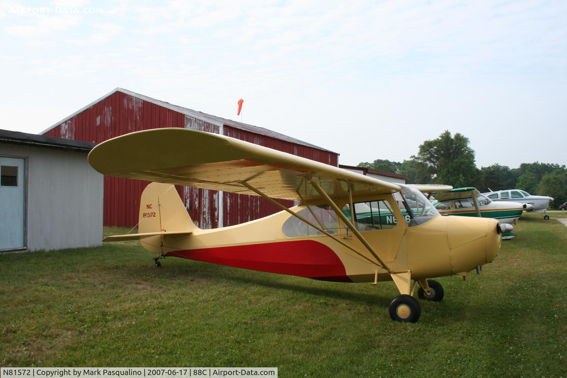 N81572, Aeronca 7AC Champion C/N 7AC-191, Aeronca 7AC