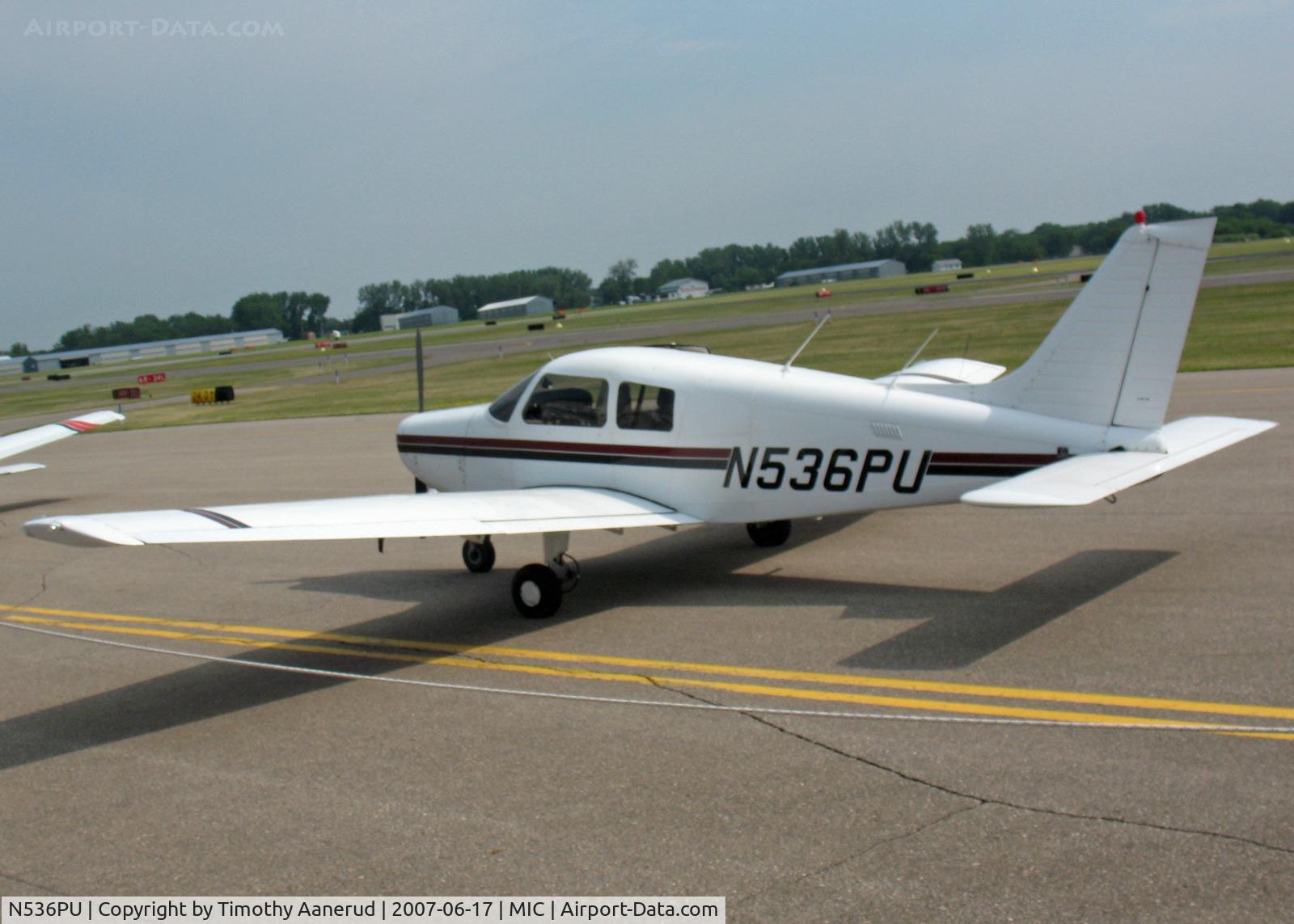 N536PU, 1992 Piper PA-28-161 C/N 2841321, Giving Rides at the Crystal Airport Open House & Fly-In