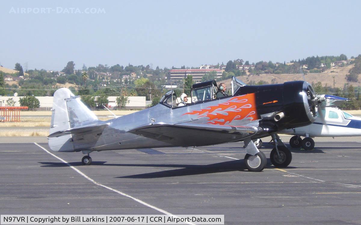 N97VR, 1942 North American AT-6D C/N 42-84680A, Right side view.