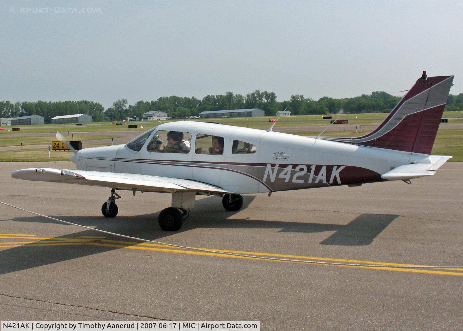 N421AK, 1979 Piper PA-28-161 C/N 28-7916490, Giving Rides at the Crystal Airport Open House & Fly-In