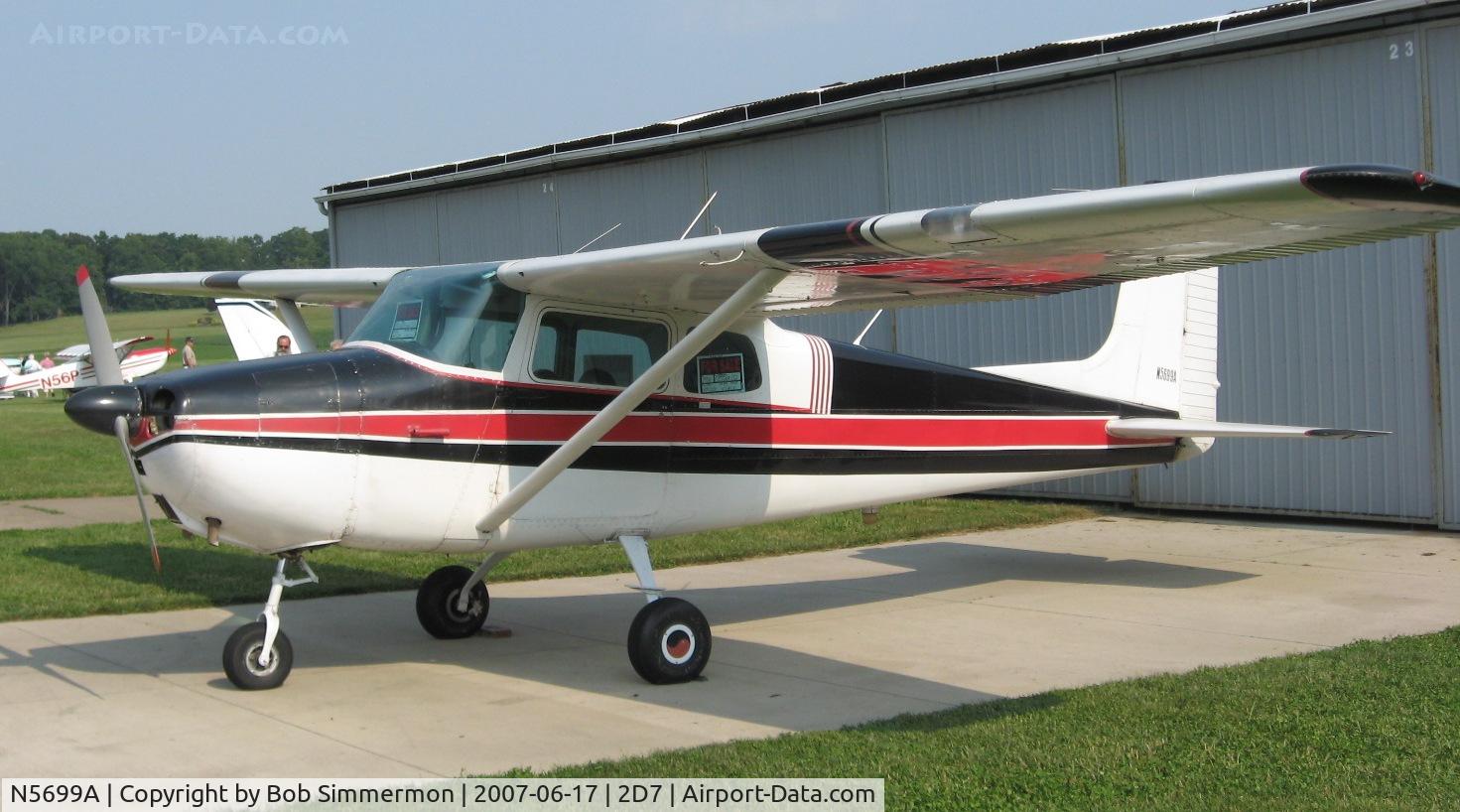 N5699A, 1956 Cessna 172 C/N 28299, Father's Day fly-in at Beach City, OH