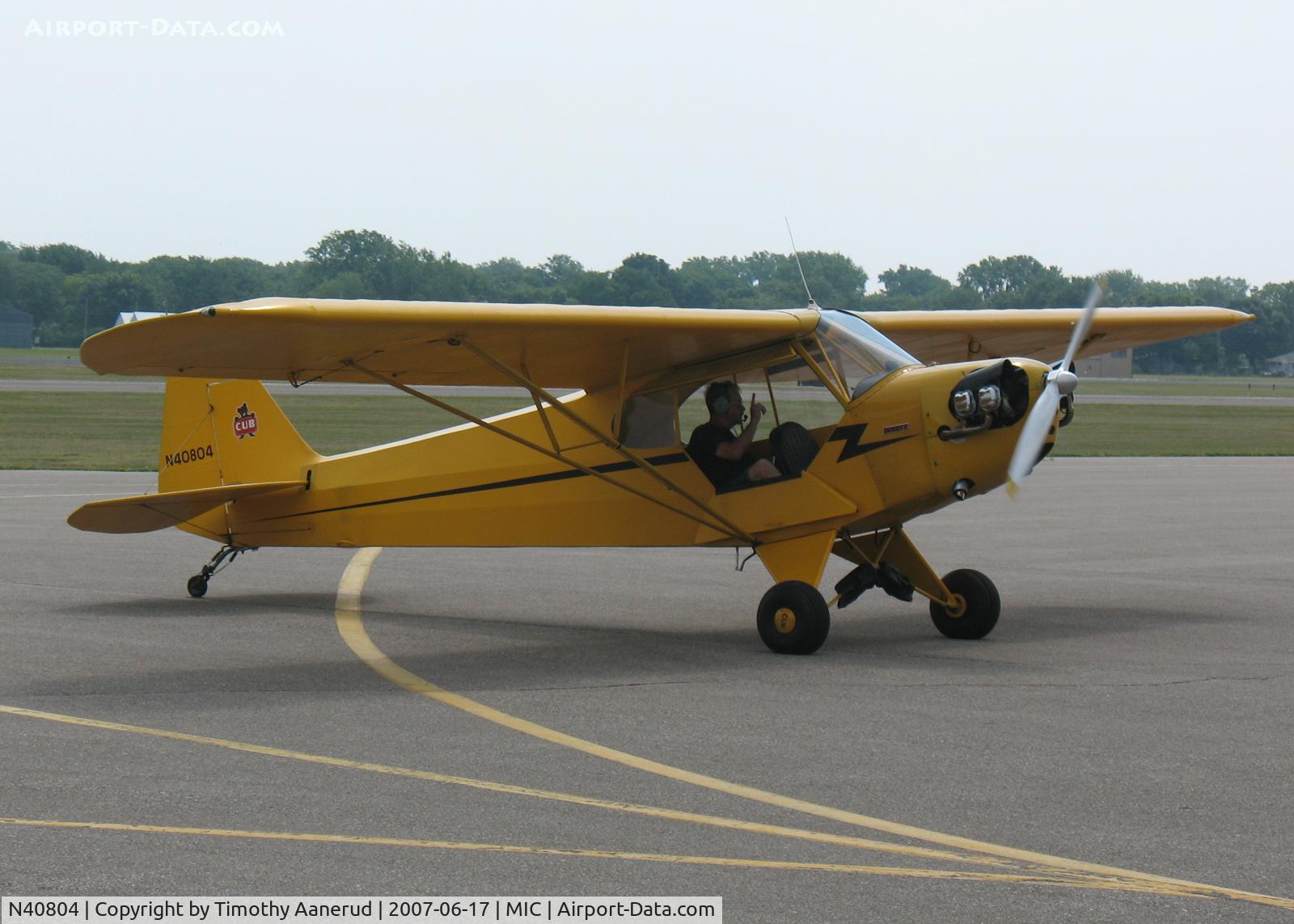 N40804, 1941 Piper J3C-65 Cub C/N 7501, Crystal Airport Open House & Fly-In