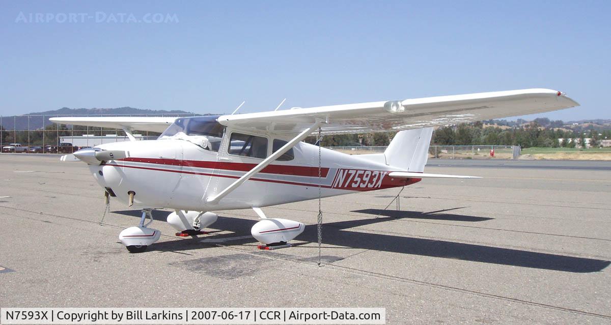 N7593X, 1960 Cessna 172B C/N 17248093, Visitor on Father's Day