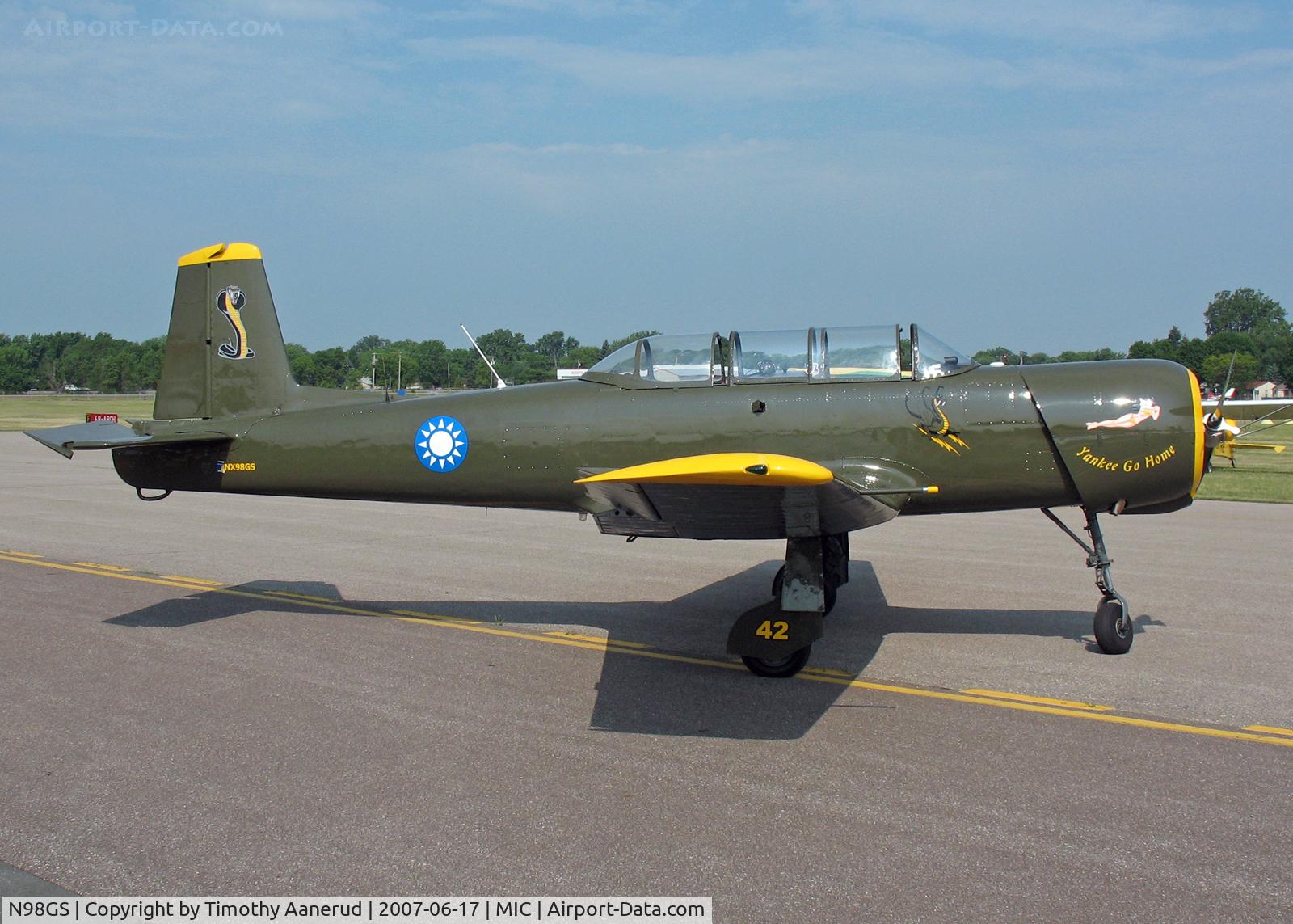 N98GS, 1976 Nanchang CJ-6A C/N 2751242, Crystal Airport Open House & Fly-In