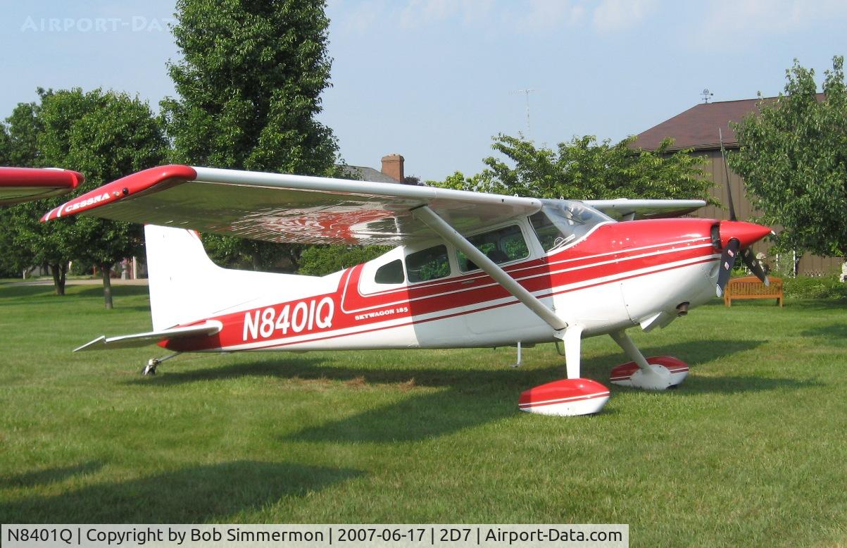 N8401Q, 1978 Cessna A185F Skywagon 185 C/N 18503683, Father's Day fly-in at Beach City, OH