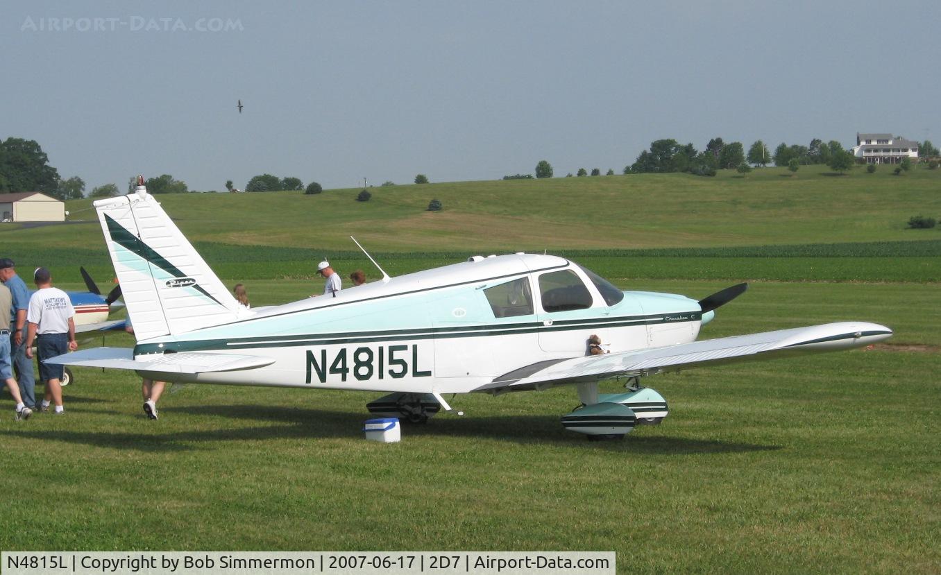 N4815L, 1967 Piper PA-28-180 C/N 28-4155, Father's Day fly-in at Beach City, OH