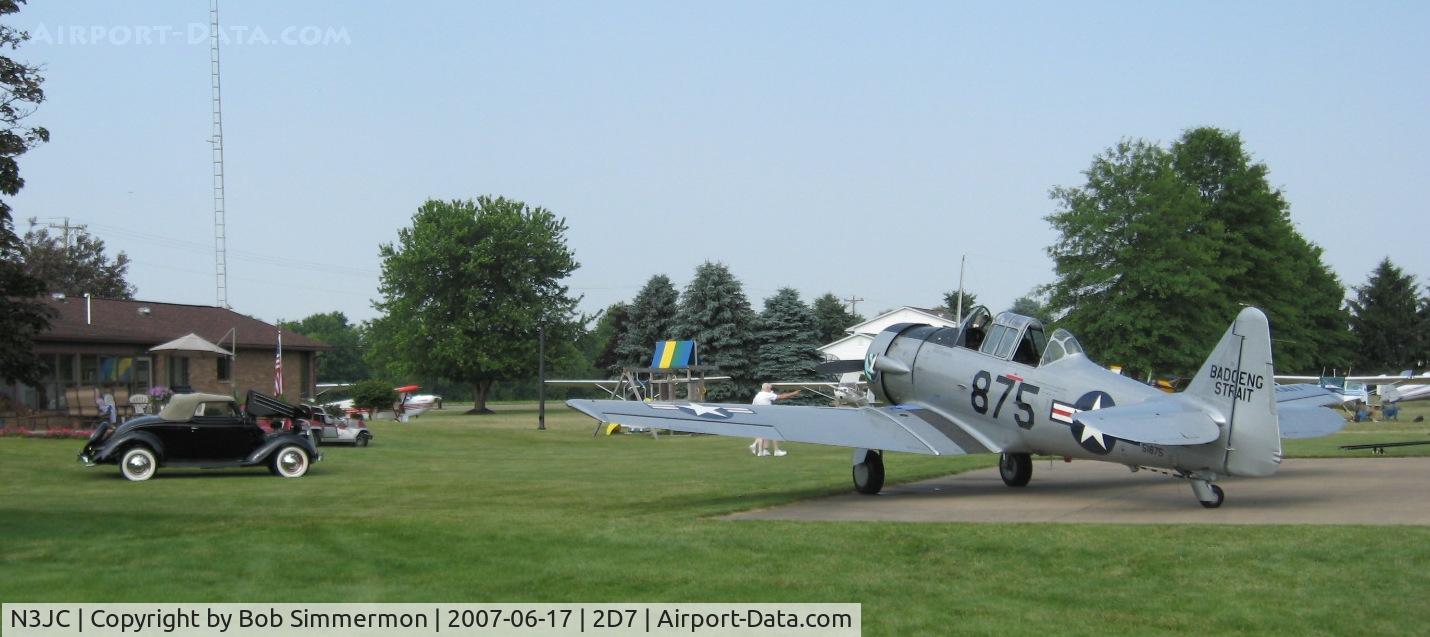 N3JC, 1943 North American SNJ-5C Texan Texan C/N 88-14913, North American SNJ-5 at Beach City Father's Day fly-in.