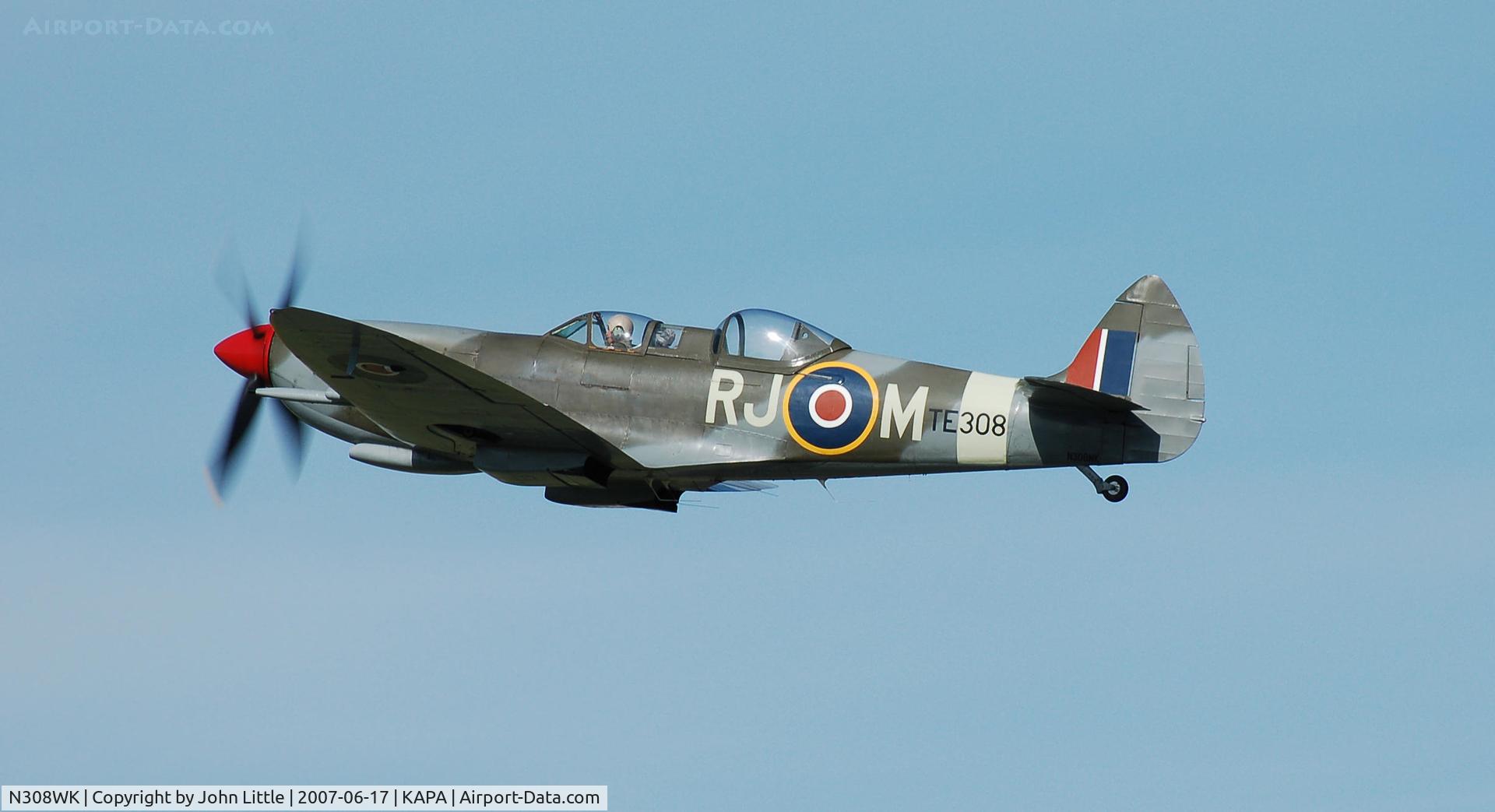N308WK, 1945 Supermarine 361 Spitfire Tr9 C/N CBAF.4494, Good View of 2nd Seat Canopy