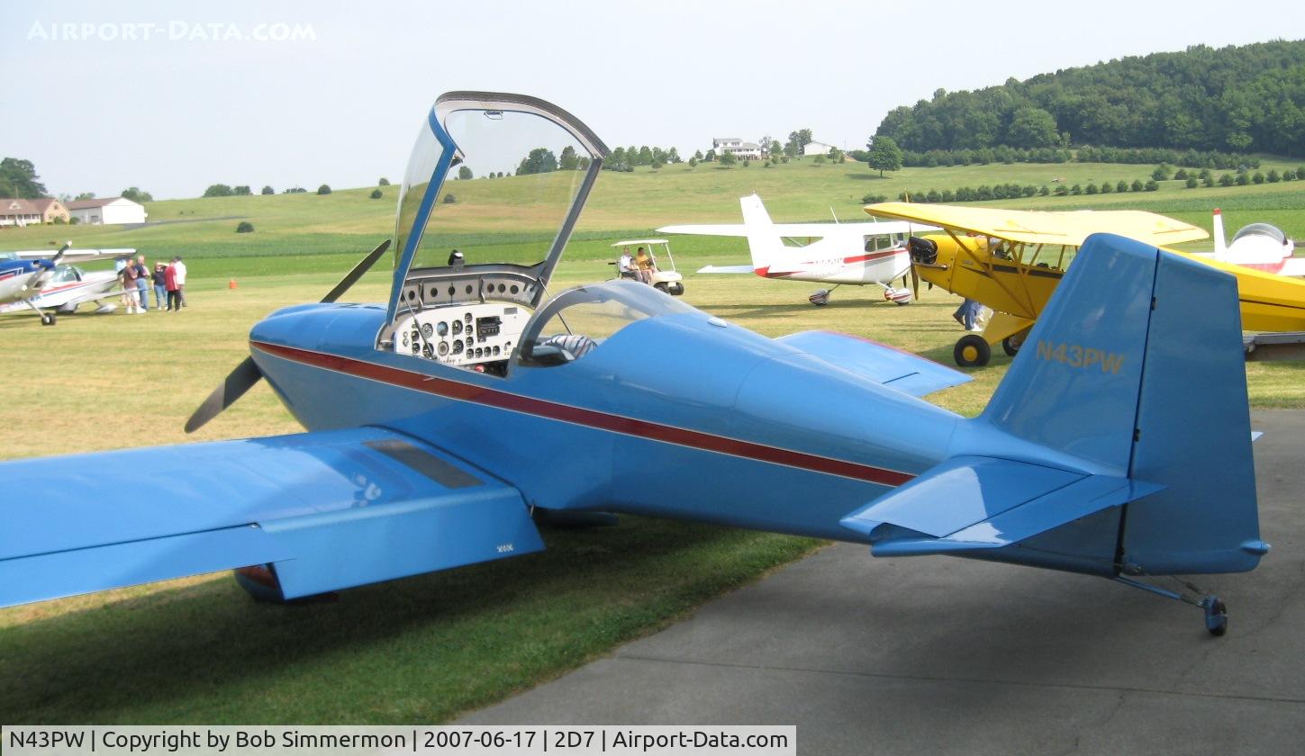 N43PW, 2002 Vans RV-6 C/N 23510, Father's Day fly-in at Beach City, OH