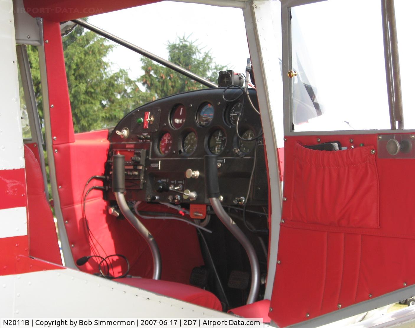 N2011B, 1948 Luscombe 8E Silvaire C/N 6438, Father's Day fly-in at Beach City, OH