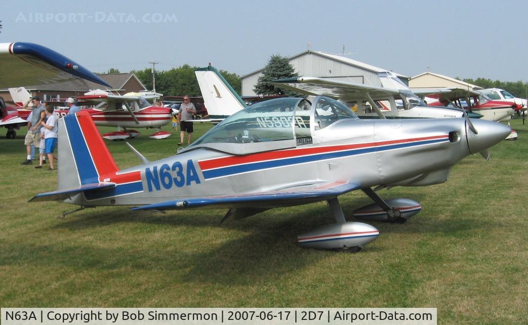 N63A, 1990 Bushby Mustang II C/N M-II-784, Father's Day fly-in at Beach City, OH