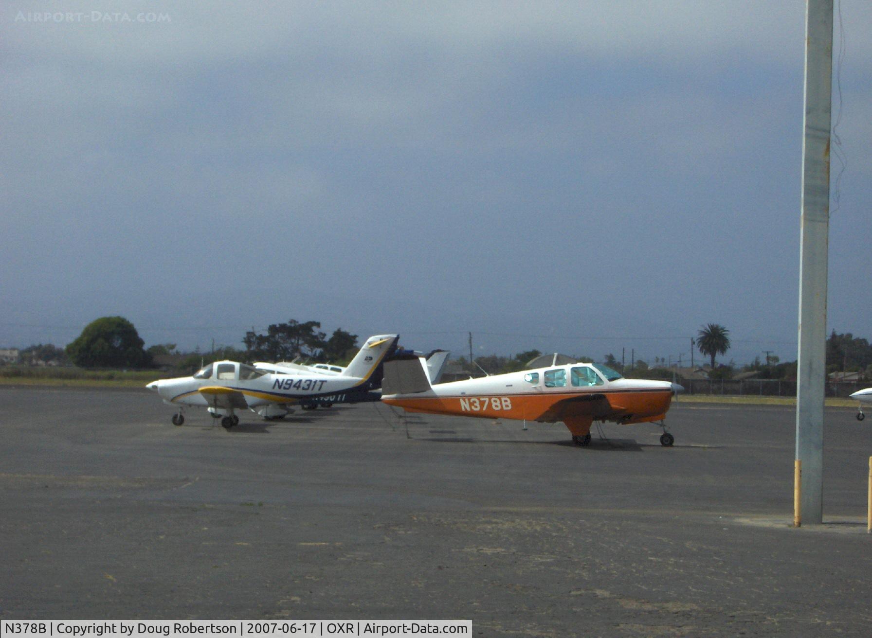 N378B, 1957 Beech H35 Bonanza C/N D-5156, 1957 Beech H35 BONANZA, Continental O-470-G 240 Hp