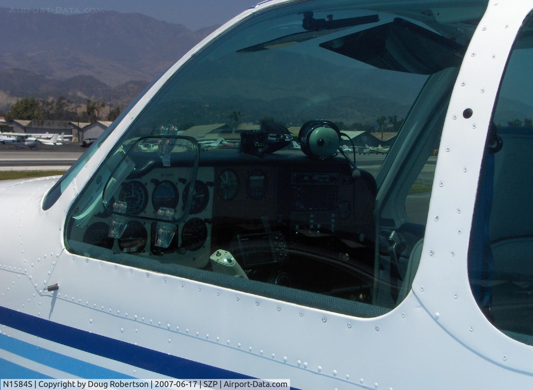 N1584S, 1962 Beech 35-B33 Debonair C/N CD-534, 1962 Beech 35-B33 DEBONAIR, Continental IO-470-K 225 Hp, panel
