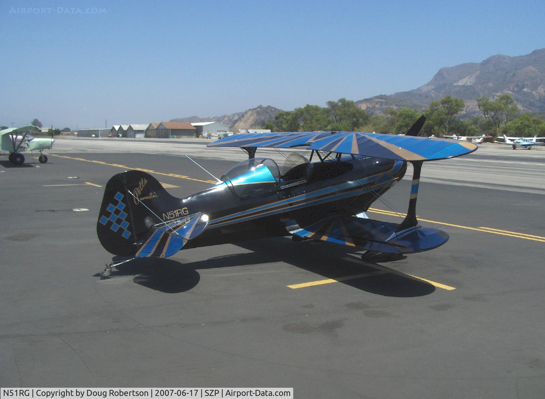 N51RG, Pitts S-1 Special C/N 110551, 1999 Griffin PITTS S1 SPECIAL, single place two aileron model