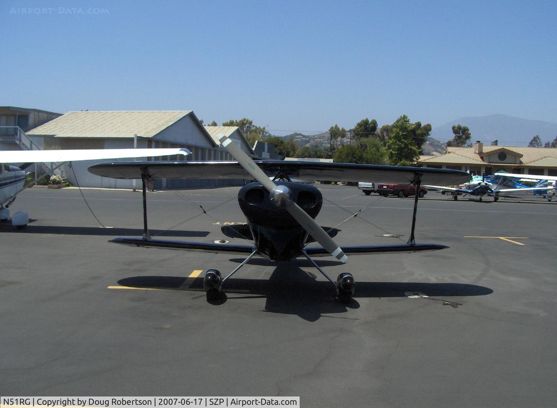 N51RG, Pitts S-1 Special C/N 110551, 1999 Griffin PITTS S1 SPECIAL, single place two aileron model