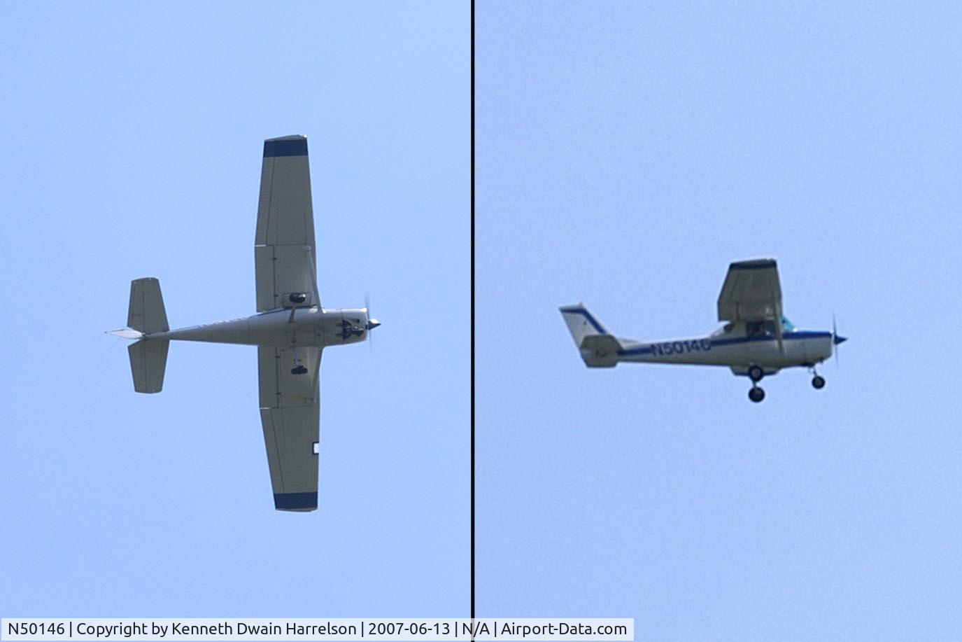 N50146, 1968 Cessna 150H C/N 15069089, Low-Flying Plane