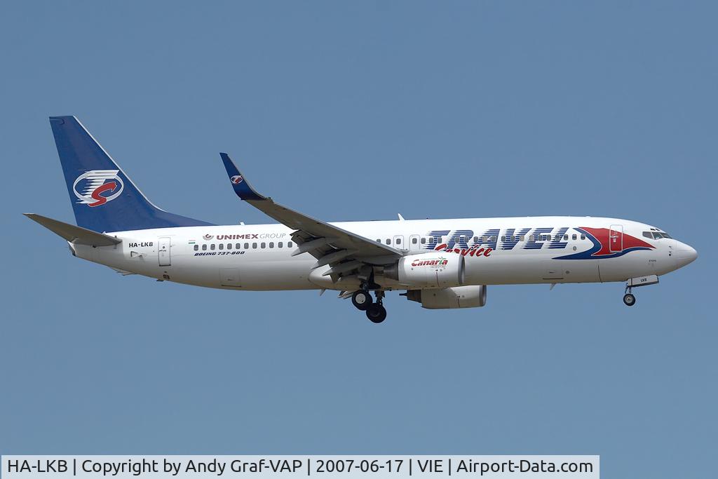 HA-LKB, 2004 Boeing 737-86Q C/N 30294, TZravel Service Hungary B737-800