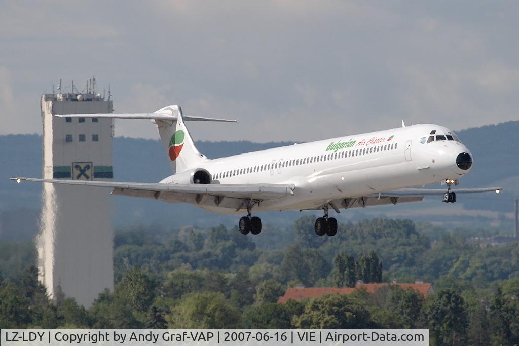 LZ-LDY, 1985 McDonnell Douglas MD-82 (DC-9-82) C/N 49213, Bulgrian Air Charter MD80