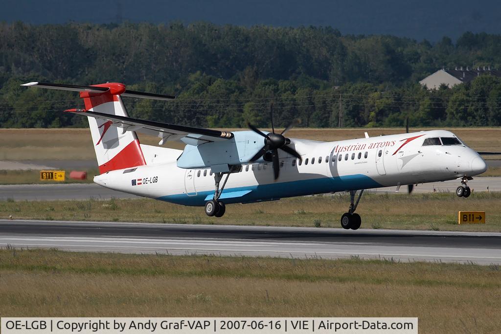 OE-LGB, 1999 De Havilland Canada DHC-8-402Q Dash 8 C/N 4015, Austrian Arrows DHC 8-400