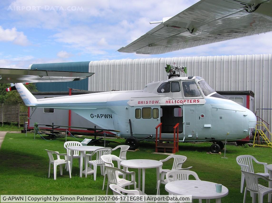 G-APWN, 1959 Westland S.55 Whirlwind Series 3 C/N WA298, WS55 Series 3 in Midland Air Museum