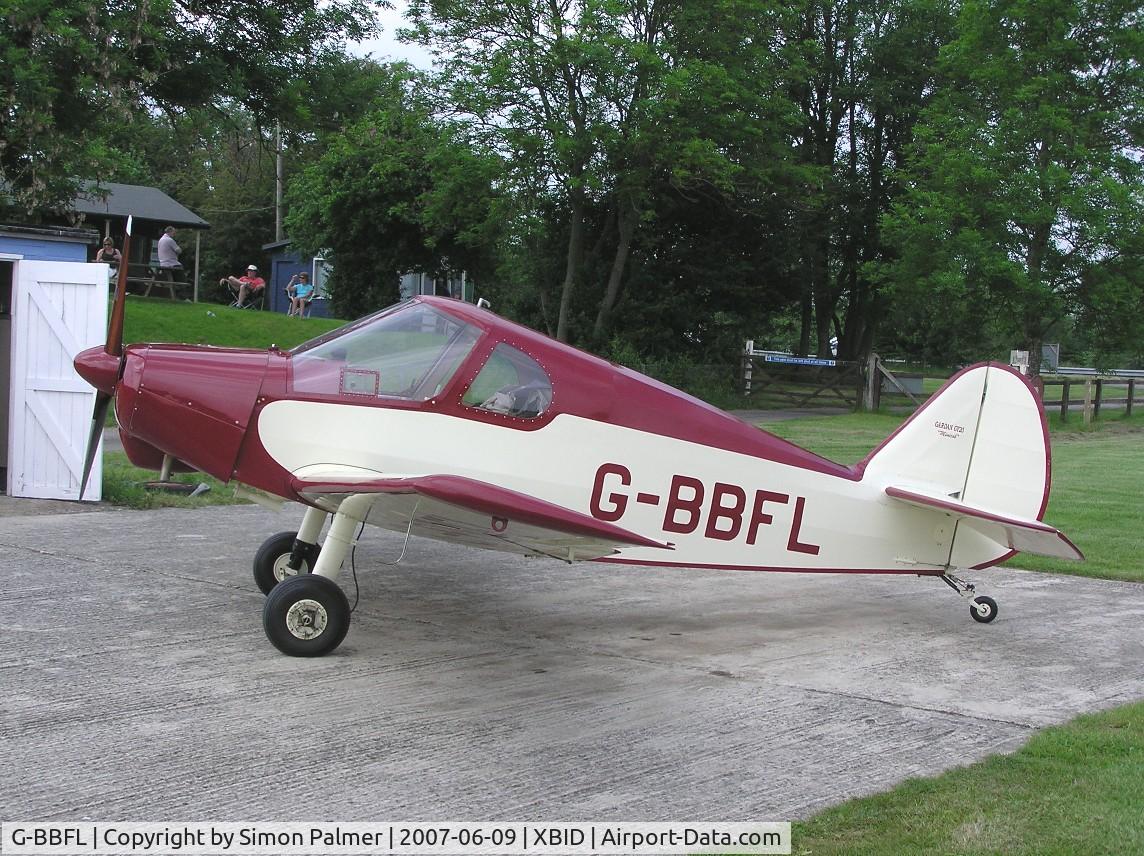 G-BBFL, 1960 Gardan GY-201 Minicab C/N 21, GY201 Minicab visiting Bickmarsh airfield