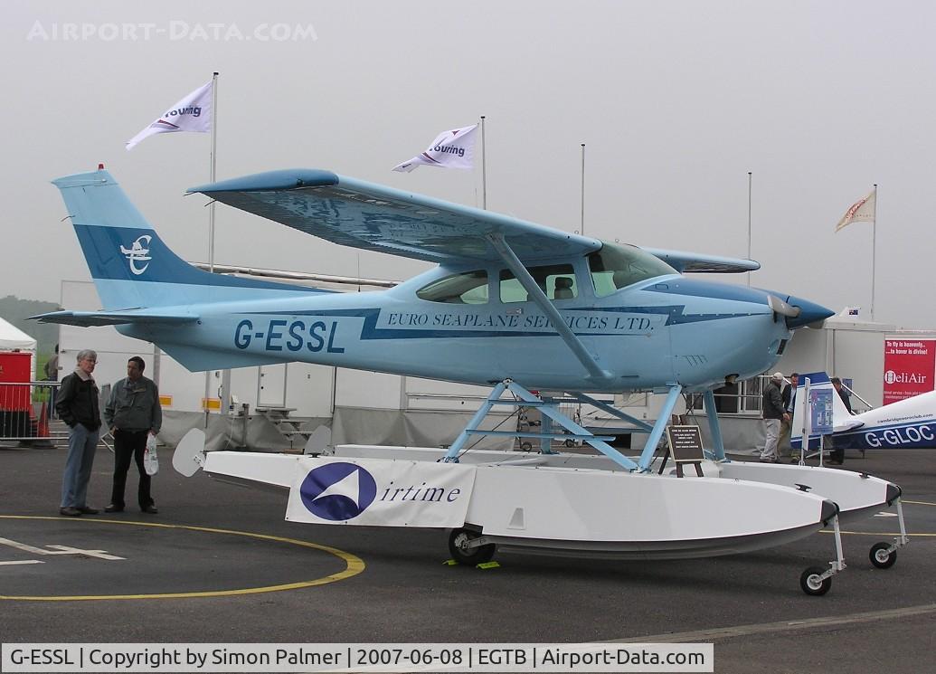 G-ESSL, 1981 Cessna 182R Skylane C/N 182-67947, Cessna 182R on floats at Aero Expo 2007