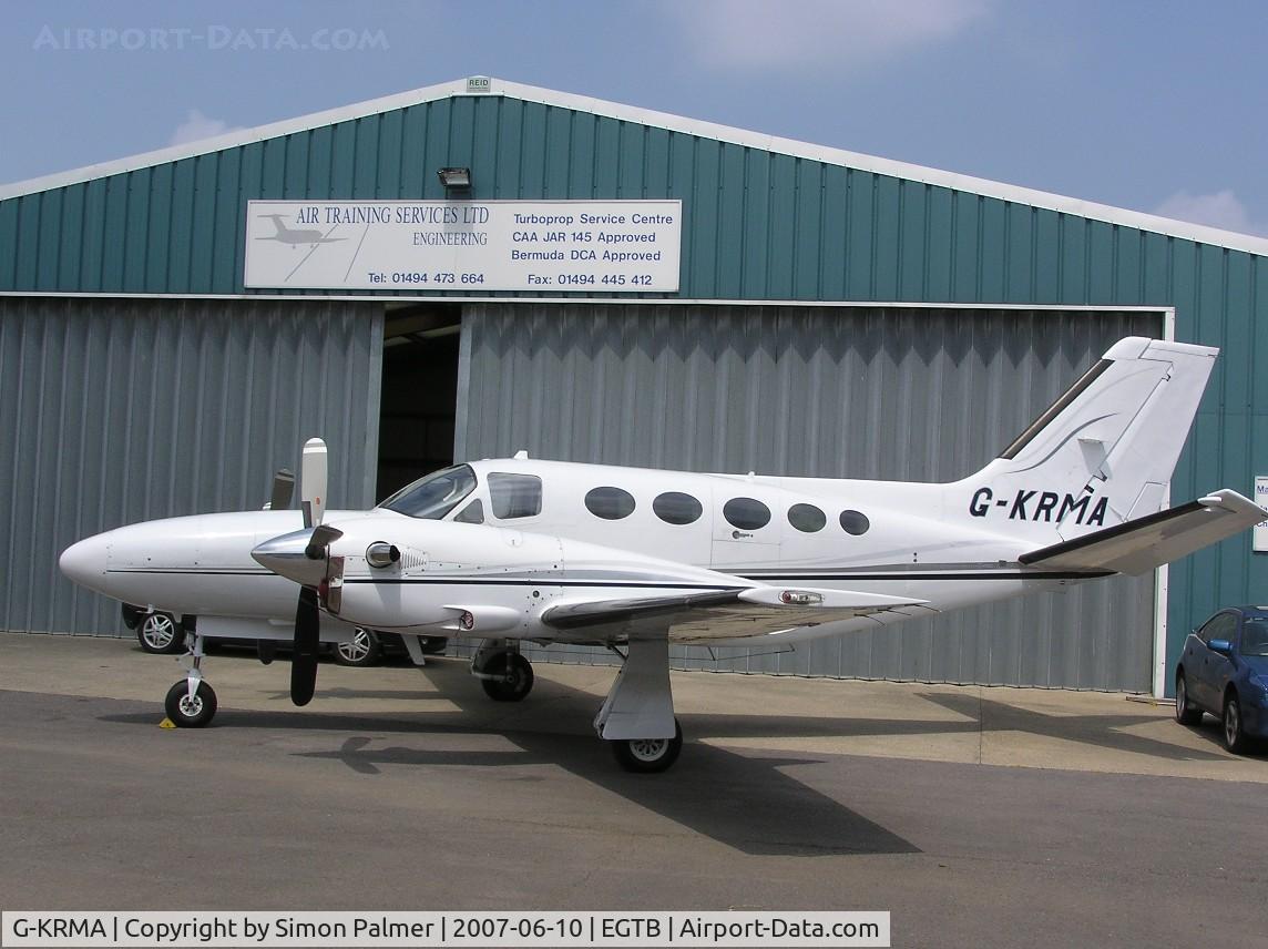 G-KRMA, 1980 Cessna 425 Corsair C/N 425-0003, Cessna 425 at Booker
