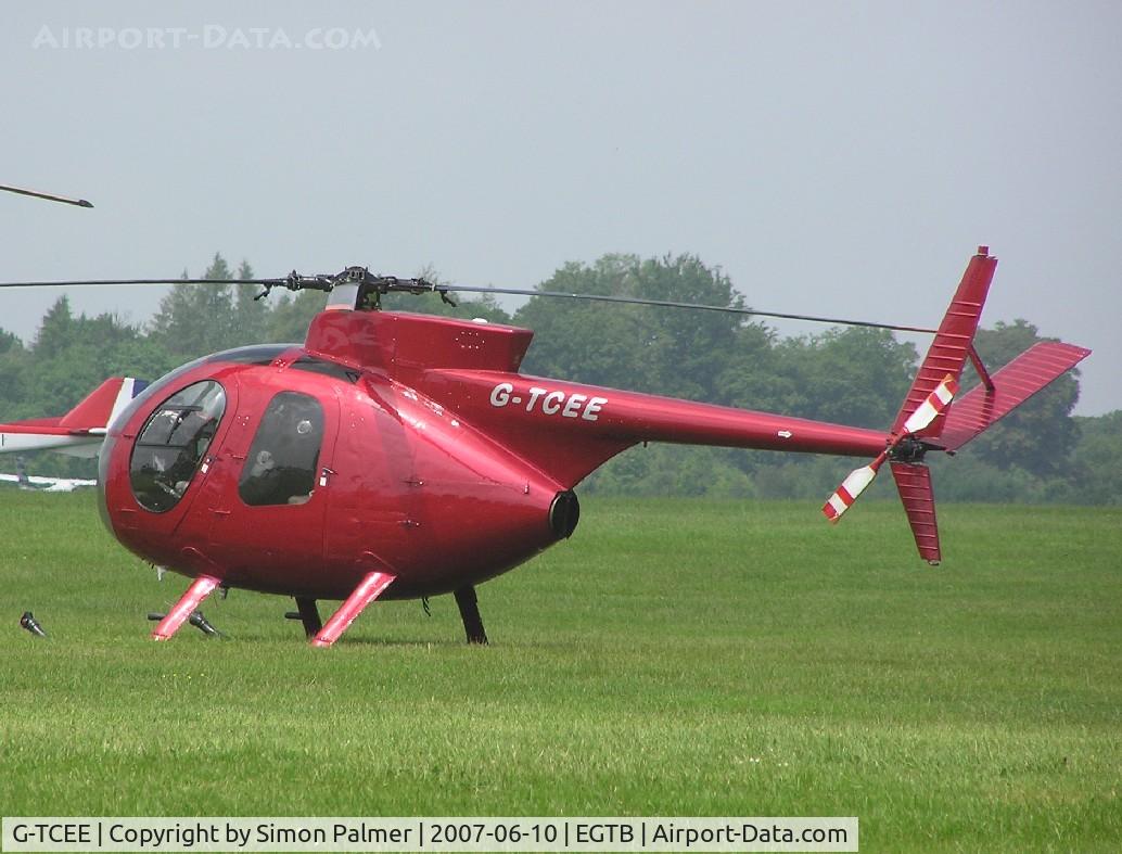 G-TCEE, 1971 Hughes 369HS C/N 610326S, Hughes 369 visiting Booker
