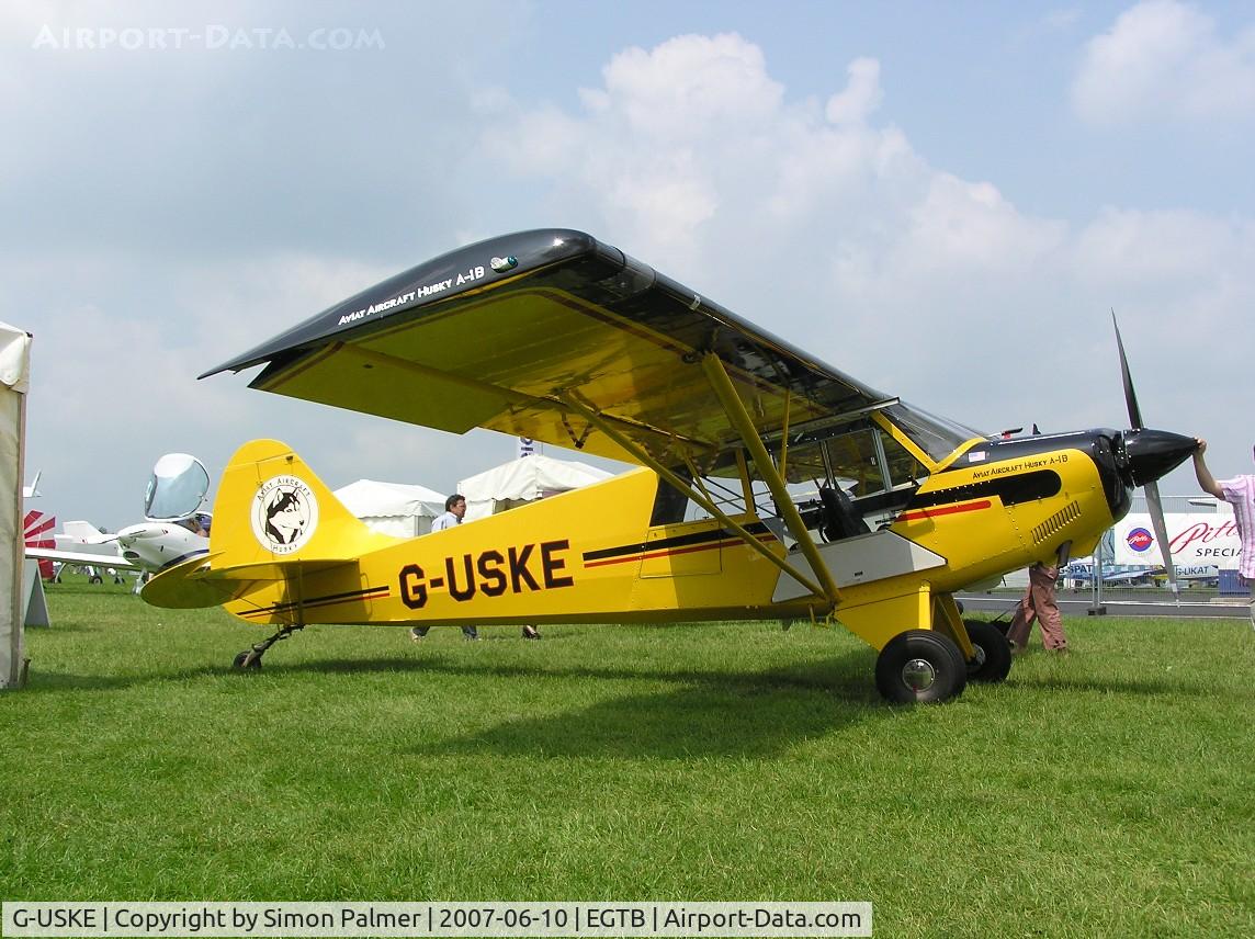 G-USKE, 2006 Aviat A-1B Husky C/N 2349, Aviat A-1B Husky exhibited at Aero Expo 2007