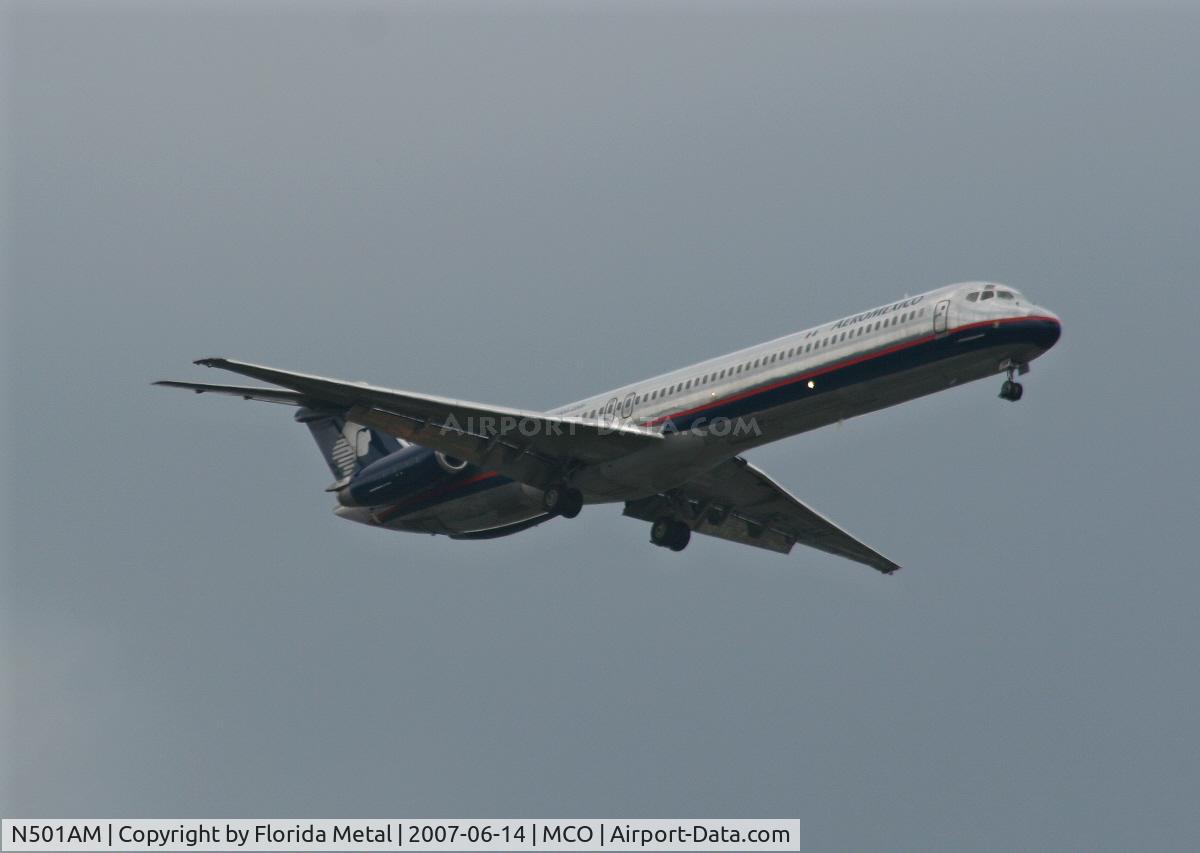 N501AM, 1984 McDonnell Douglas MD-82 (DC-9-82) C/N 49188, Aeromexico