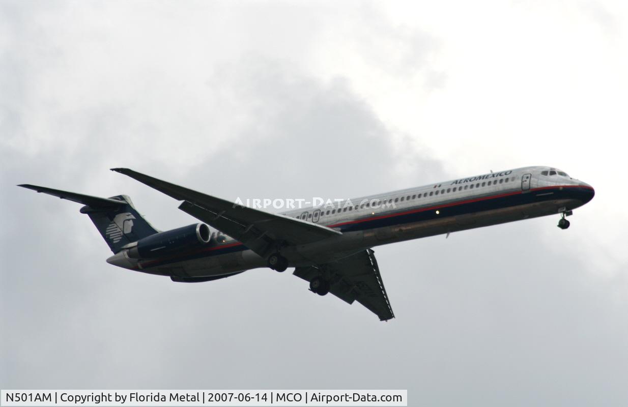 N501AM, 1984 McDonnell Douglas MD-82 (DC-9-82) C/N 49188, Aeromexico