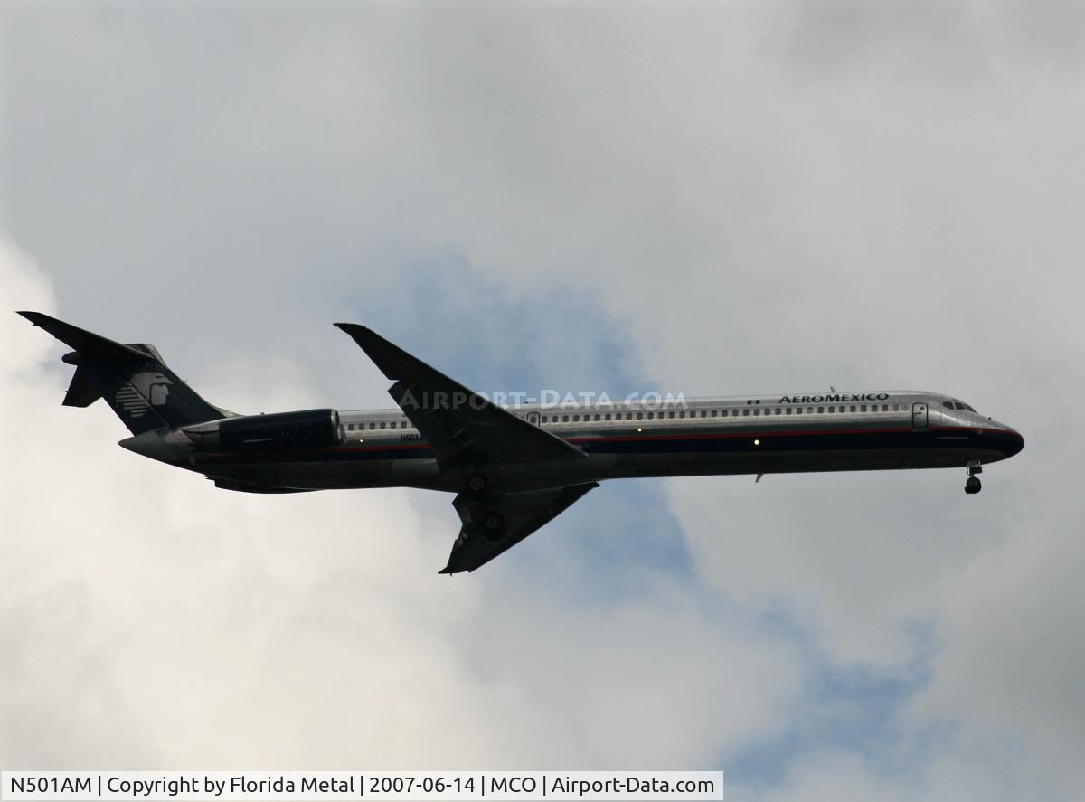 N501AM, 1984 McDonnell Douglas MD-82 (DC-9-82) C/N 49188, Aeromexico