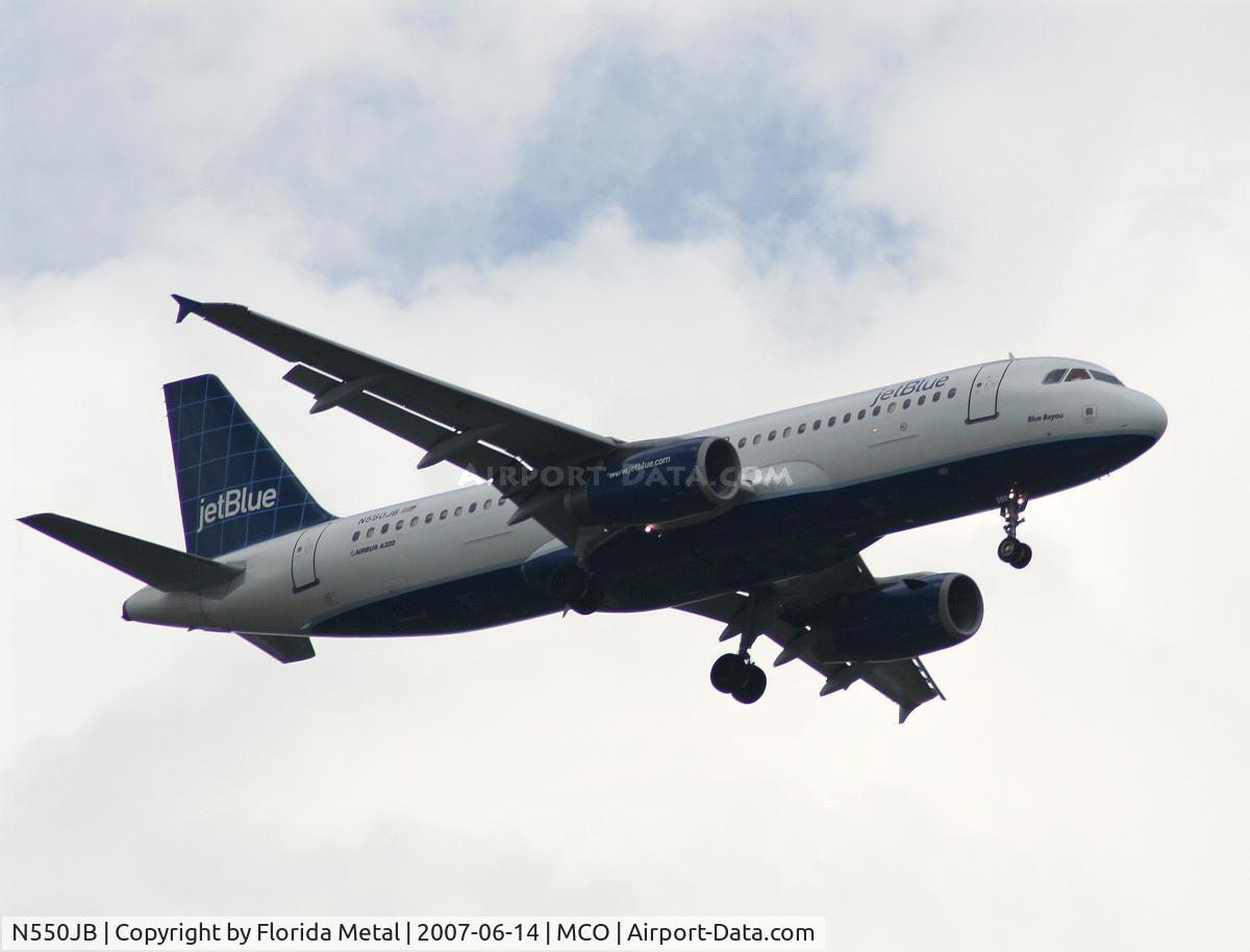 N550JB, 2002 Airbus A320-232 C/N 1891, Jet Blue
