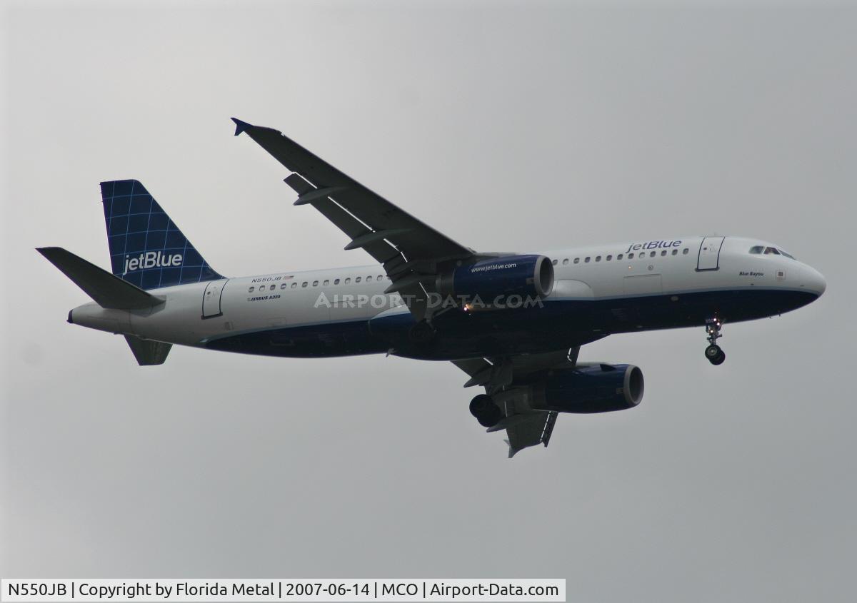 N550JB, 2002 Airbus A320-232 C/N 1891, Jet Blue