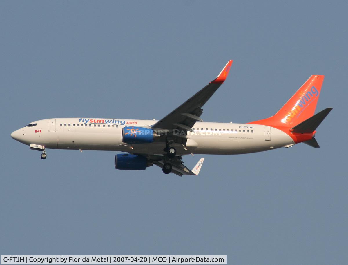 C-FTJH, 2007 Boeing 737-8BK C/N 29642, Sunwing