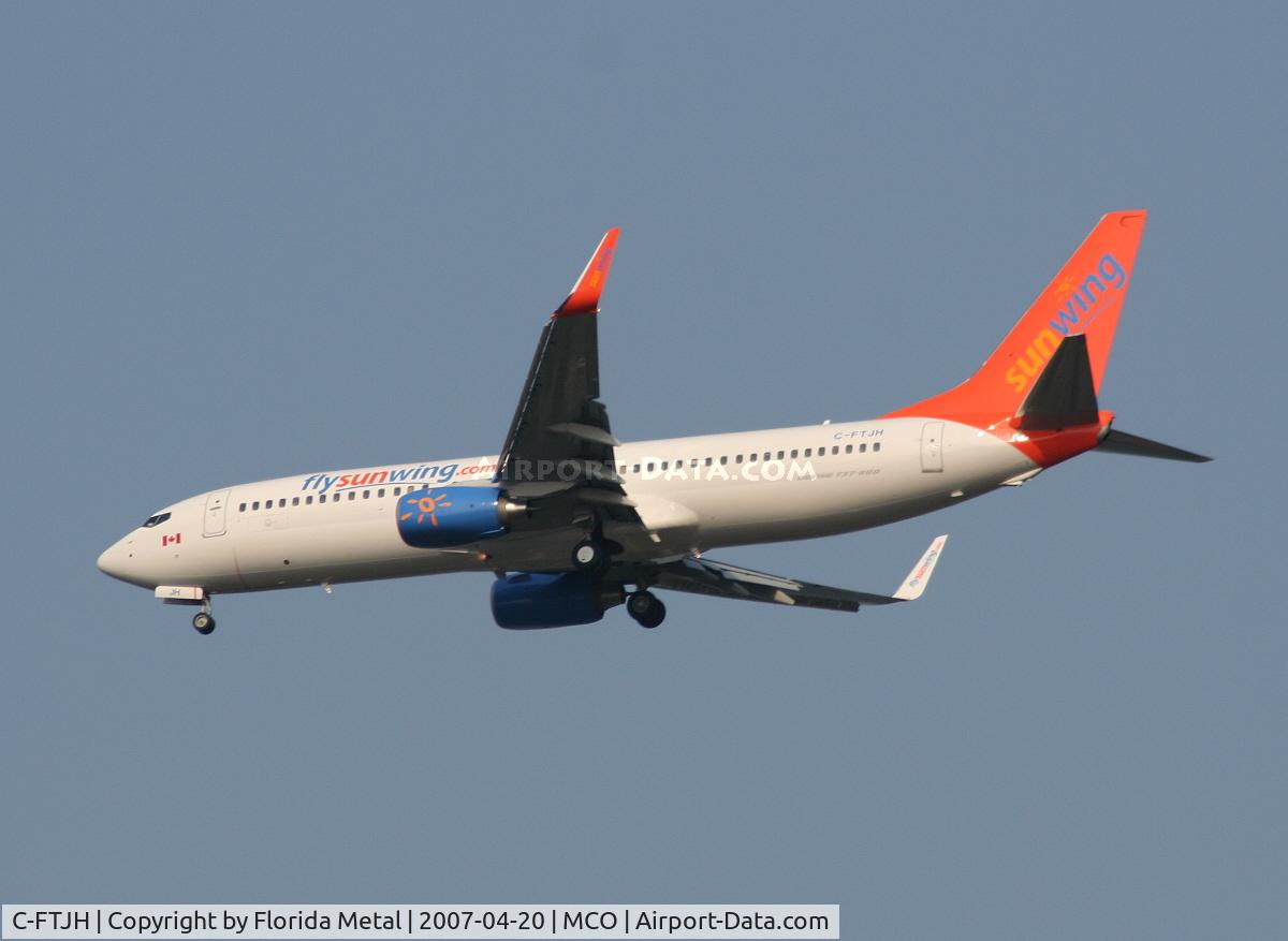 C-FTJH, 2007 Boeing 737-8BK C/N 29642, Sunwing