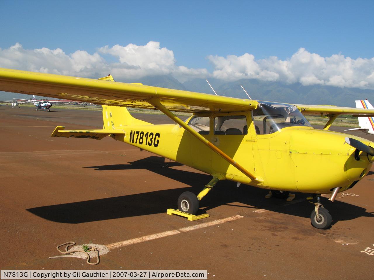 N7813G, 1970 Cessna 172L C/N 17259513, Taken March 2007 - Kahalui Airport