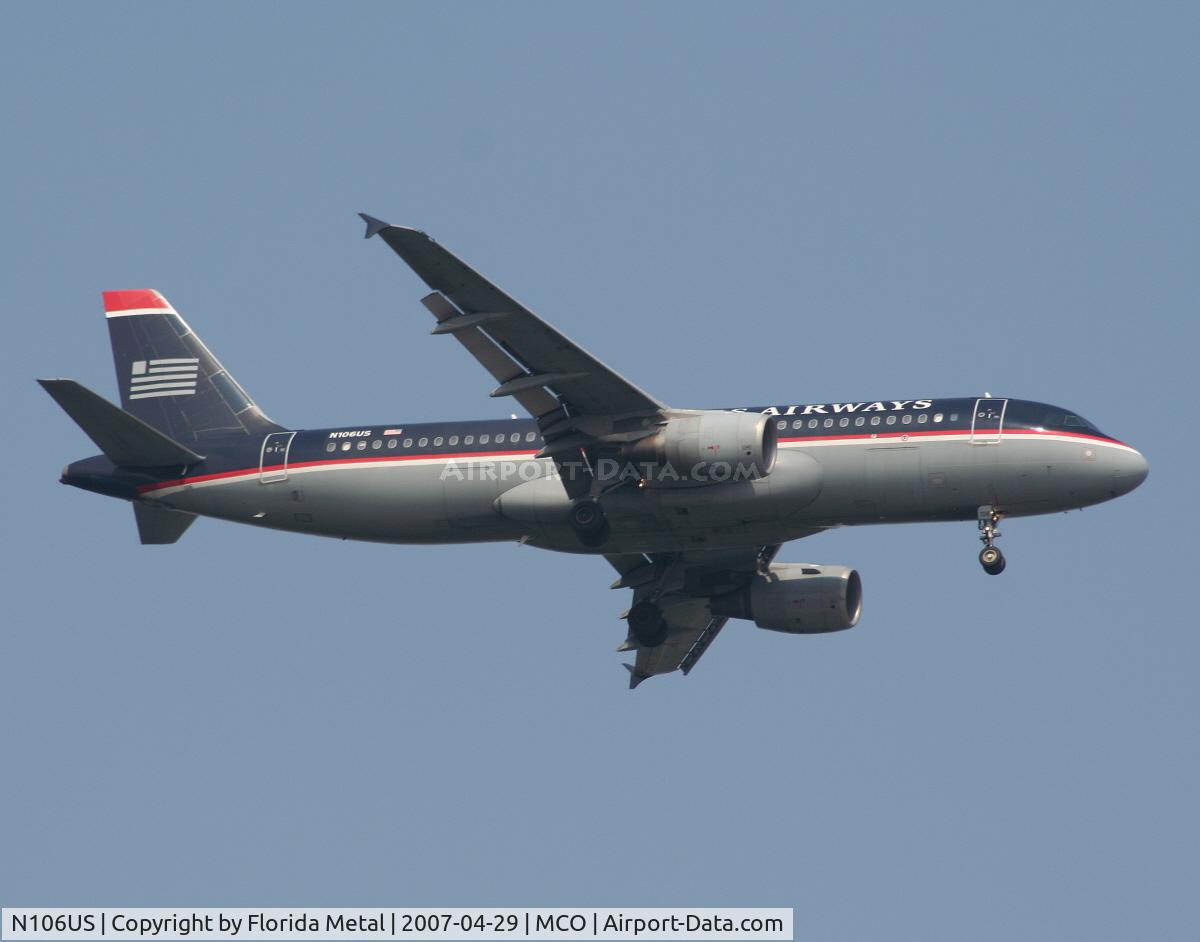 N106US, 1999 Airbus A320-214 C/N 1044, US